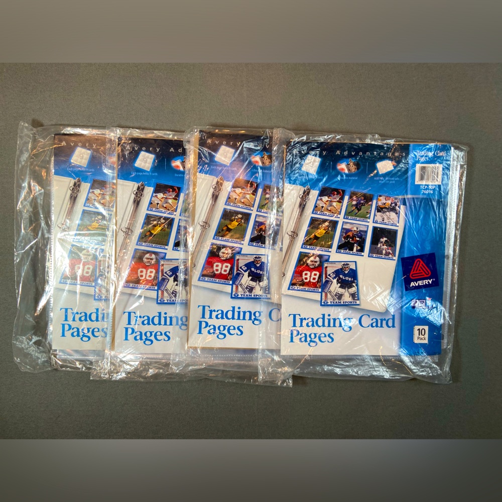 Avery Trading Card Pages 4‎ new packages TVP 10P 76016
